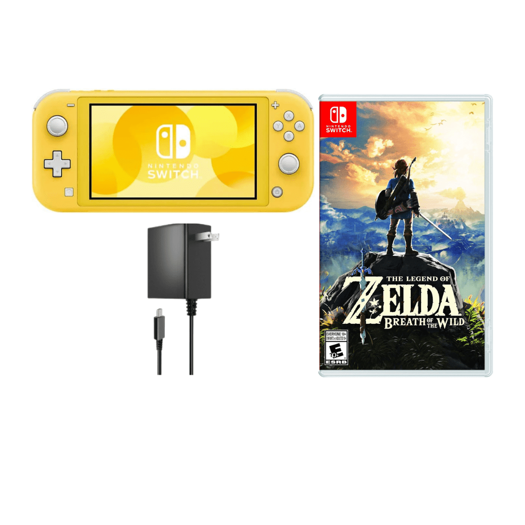 Nintendo Switch Lite Handheld Console Turquoise Refurbished Bundle