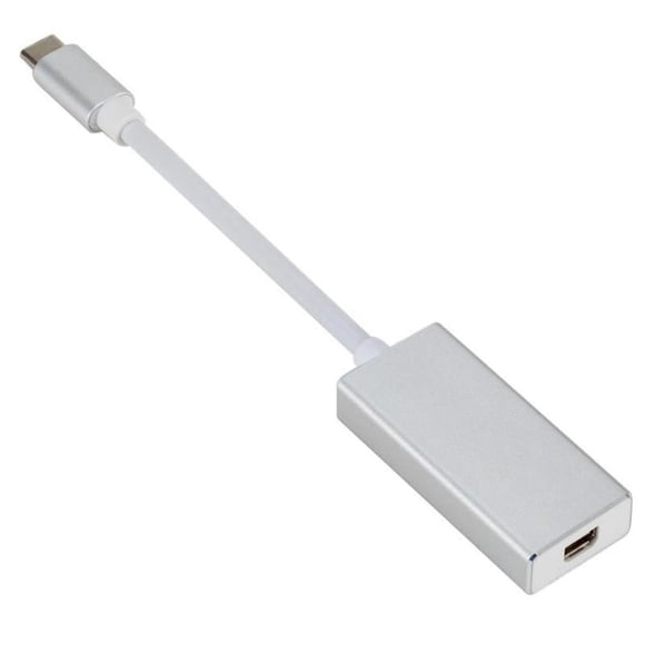 USB-C to Mini DisplayPort Adapter, USB 3.1 Type C 4K HDTV Converter, Male to Female Thunderbolt Compatible Display Port Connector for Projector & Monitor