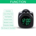 thumbnail image 1 of USB Cable Electronic Clock, with Temperature Display Digital Alarm Clocks, ABS for Office Kids Students Bedrooms, 1 of 8