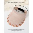 thumbnail image 2 of Fashionable And Versatile Women's Woven Sun Hat With Brim, Summer Straw Hat For Sun Protection And Style, 2 of 5