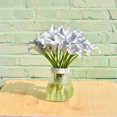 thumbnail image 3 of CHUANK 20pcs Artificial Calla Lily Silk Flowers 13.4” for Home Kitchen Wedding Table Decoration (White), 3 of 18