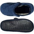 thumbnail image 2 of Men's Navy Edema Slipper for Swollen Feet-opens Fully (XL 12-13), 2 of 4