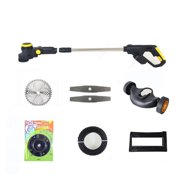 Cordless Electric Lawn Mower Brushless Motor Grass Trimmer Adjustable Length Angle Telescopic Pruning Garden Tools Wire Wheel ,Easy to Use