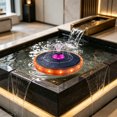 thumbnail image 4 of Solar Powered Spout Outdoor, Courtyard Swimming Pool Bathroom Garden Landscaping Fountain, 4 of 6