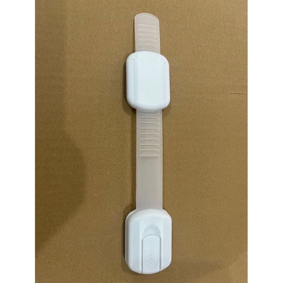 HLONK 1pc ChildSafeGuard Adjustable Plastic Cabinet Door Safety Lock  Anti-Pinch Hand Lock for Home Safety  Secure Childproofing Accessory zzz