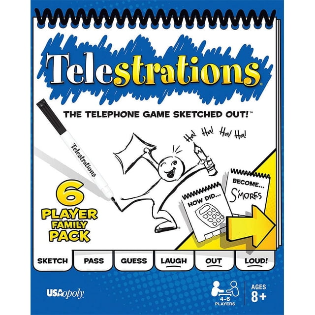 Telestrations 6 Player: The Family Pack