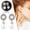 SL, variante sur TopLLC Boucles d'Oreilles Bohèmes Perle Planches en Acétate Acrylique Boucles d'Oreilles Bijoux pour Femmes Cadeau Boucles d'Oreilles Perle