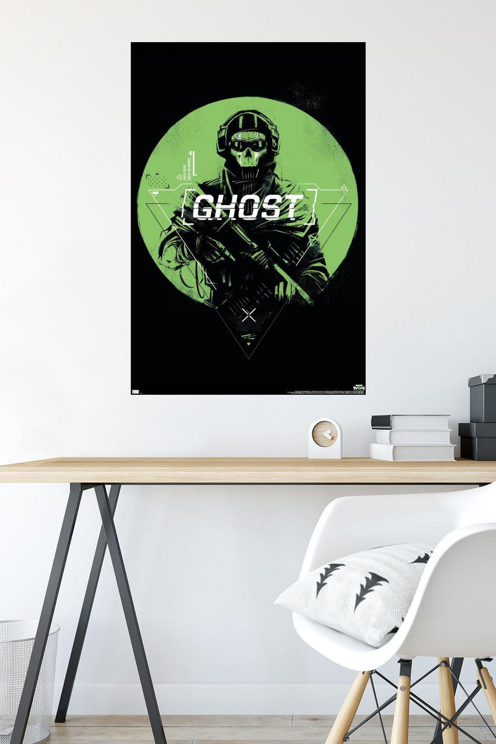 Call of Duty: Modern Warfare 2 - Ghost Emblem Wall Poster