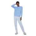 thumbnail image 2 of George Women's Texture Plush Pajamas 2-Piece Set, 2 of 6