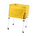 thumbnail image 1 of Lipstore Rolling Sports Ball Cart Convenient Ball Storage Bin for Football Toy Garage Yellow, 1 of 8