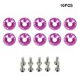 thumbnail image 4 of Youkk Ensemble de 10 Rondelles de Vis de Voiture, Boulons Décoratifs, Kit de Rondelles pour Pièces de Rechange Automobile, Violet, 4 of 8