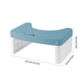 thumbnail image 3 of XWSHYW Deals of the Day Clearance Prime Toilet Stool Squatting Poop Stool Bathroom Potty Step Stool Toilet Assistance Steps Step Stool Fits All Toilets Detachable Stackable, 3 of 8