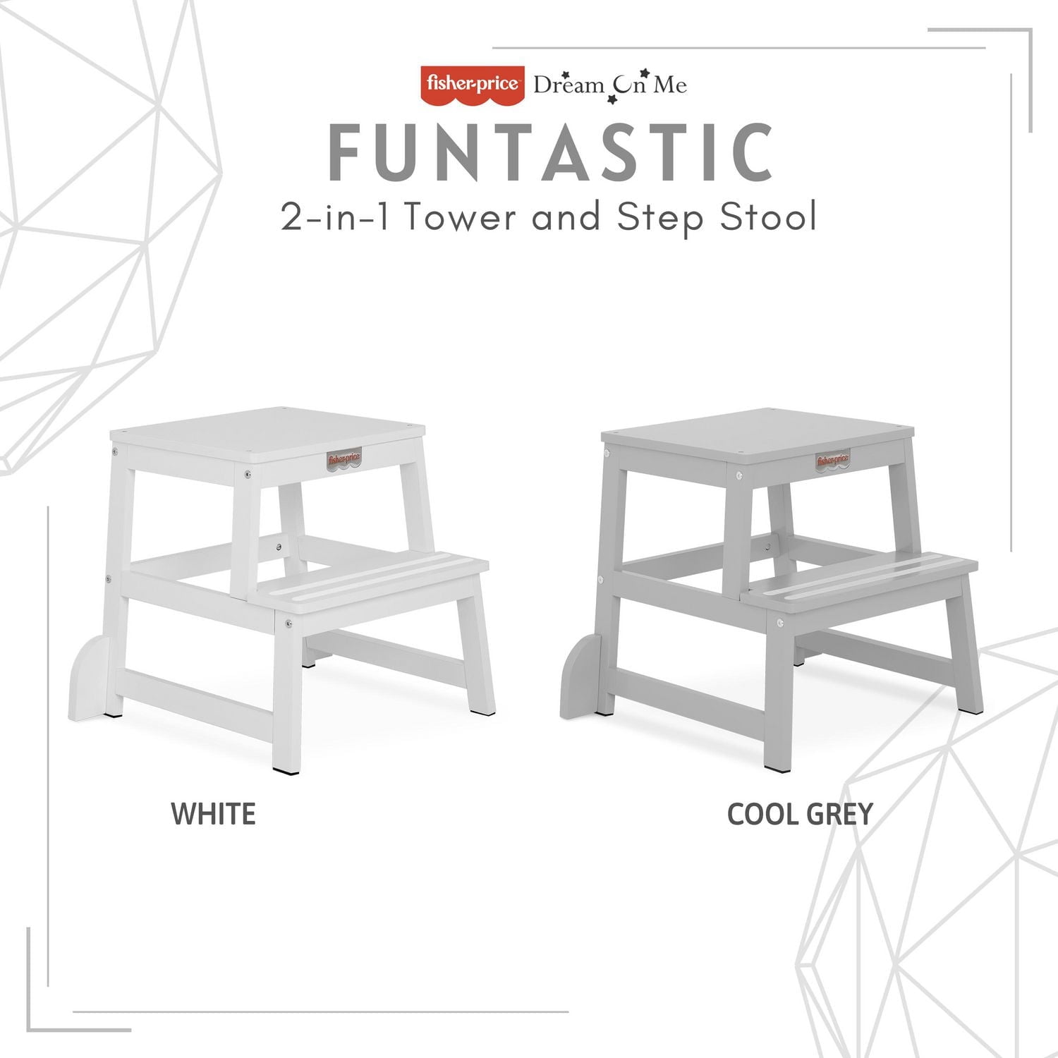 Fisher Price 2-en-1 Tour et tabouret Funtastic
