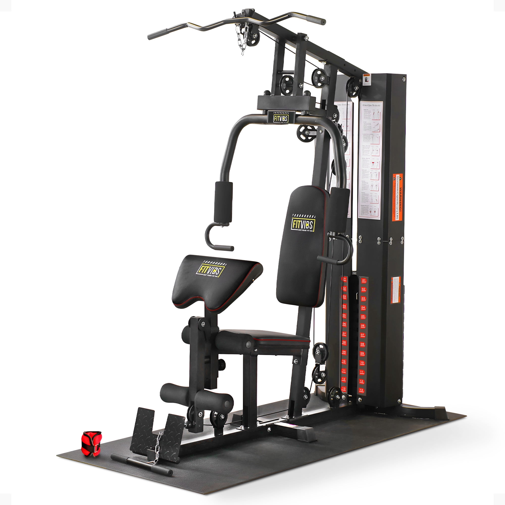 BalanceFrom エブリデイエッセンシャル 25LB BalanceFrom Multifunctional Home Gym Workout Station with Floor