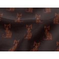thumbnail image 4 of oneOone Viscose Jersey Fabric Cat Ikat Printed Craft Fabric BTY 60 Inch Wide, 4 of 5