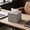Grey, variant on Sentmoon Tissue Box Cover Square 1pcs Tissue Box Holders tissue storage box household or car office toilet paper storage box Multi purpose storage box Desktop Refillable Tissue Holders