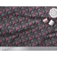 thumbnail image 3 of Soimoi Georgette Viscose Fabric Moroccan Damask Decor Fabric Printed Yard 42 Inch Wide, 3 of 3