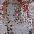 thumbnail image 1 of Ahgly Company Tapis d'Intérieur Carré Mid-Century Moderne Gris Foncé Zone Orientale, 7' Carré, 1 of 6