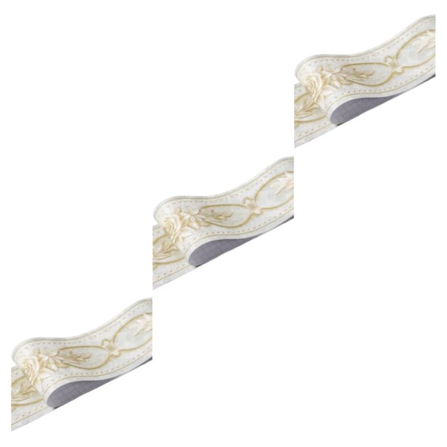 VONKY PVC Border Wall Corner Stick Durable And Waterproof Surface With Exquisite Workmanship Wallpaper For Living Room Decor green peony 3Set