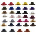 thumbnail image 3 of QualitChoice Woman Fedoras Hat Cap Female Comfortable Breathable Solid Color Winter Caps Green 56-58cm, 3 of 6