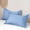 Blue, variant on Dvkptbk Solid Color Pillowcase Pillow Core Set for Two Pairs of Comfortable and Breathable Student Dormitory Pillow Case Bedding