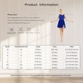 thumbnail image 5 of Miaeowve Robe de Danse Courte pour Femmes en Mousseline, Ourlet Haut-Bas, Justaucorps Superposé, Robe Courte, Vêtements de Danse Lyrique, Rouge, M, 5 of 5