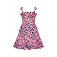 thumbnail image 1 of Robe Fille Débardeur Smockée Chat Léopard 2-3 Ans, 1 of 6
