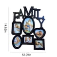 thumbnail image 3 of XYAIYT Family Combo Wall Mounted Photo Frame for Desktop Tabletop Display Holds 6 Photos Elegant Decorative Picture Frame Easy Installation Great Gift Home Office Decor PVC Material, 3 of 7