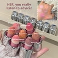 thumbnail image 2 of Low Saturation Matte Peach Pink Plush Brush Liquid Cheek Smooth Cheek Natural Blush Tint Easy, 2 of 8