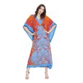 thumbnail image 2 of Caftans Longs pour Femmes, Robe Caftan Grande Taille, Robe de Soirée, Fête, Été, Plage, Robe d'Été, Manches Kimono, Robes Décontractées, 2 of 7