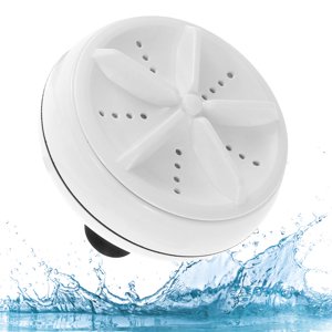 Laveuse les turbines réutilisables et robustes 4 Mode réglable machine de lavage à ultrasons faible bruit automatique USB laveuse pour vêtements Voyages à domicile Voyages d'affaires