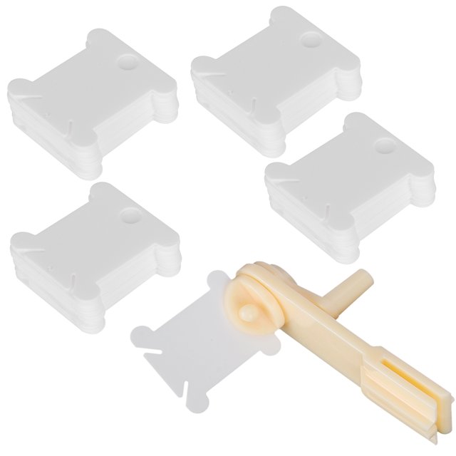 120 Pcs Planche d'Enroulement de Fil à Broder Manivelle Accessoires de Couture DIY