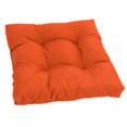 thumbnail image 1 of 19-inch Squared Spun Polyester Tufted Dining Chair Cushion - Tangerine Dream, 1 of 1