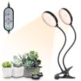 thumbnail image 1 of USB Grow Light pour Plantes 156 DEL Lumière du Soleil Spectre Complet Réglable Pince de Bureau Lampe de Culture pour Plantes d'Intérieur 5 Niveaux Réglables Minuterie 4/8/12 H, 1 of 7