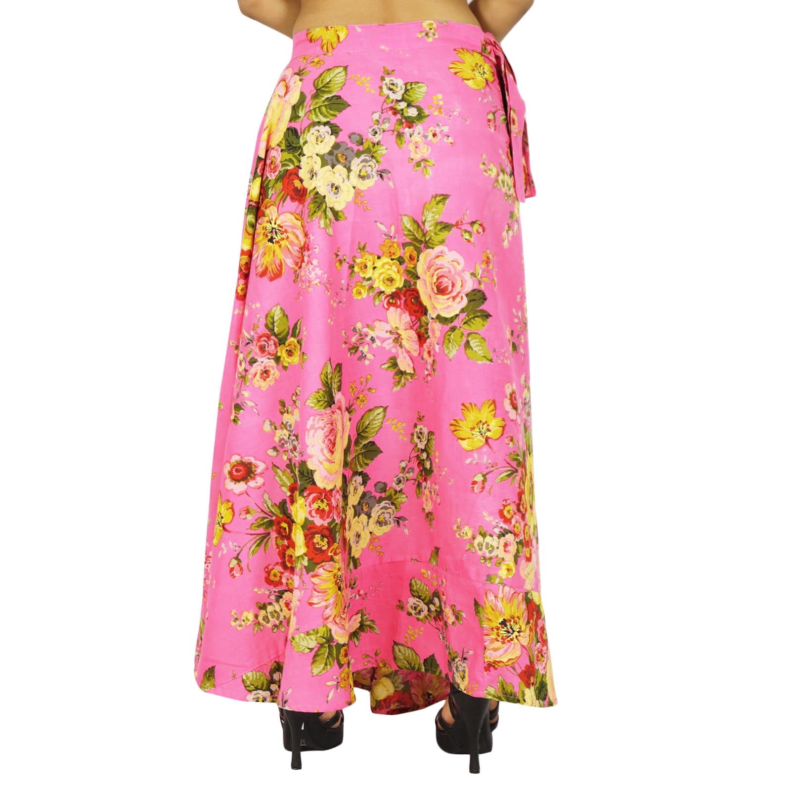 "Reversible Dress Cotton Magic Wrap Skirt Plus Size Long 37"" Sari Tube Sarong"