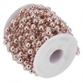 thumbnail image 2 of Pearl Beads Chain, Beautiful String Garland, Rose Gold Imitation For DIY Crafts Christmas Valentine's Day Wedding Decorations, 2 of 8