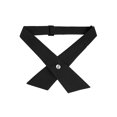 thumbnail image 1 of INSPIRE CHIC Nœud Papillon Unisexe d'Uniforme Scolaire Uni à Boutons Réglables à Croisillons Noir Taille Unique, 1 of 6