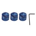 thumbnail image 3 of Guitar Volume Knob, Electric Guitar Knob 3Pcs Easy Installation Plastic With Wrench For Adjusting Blue, 3 of 8