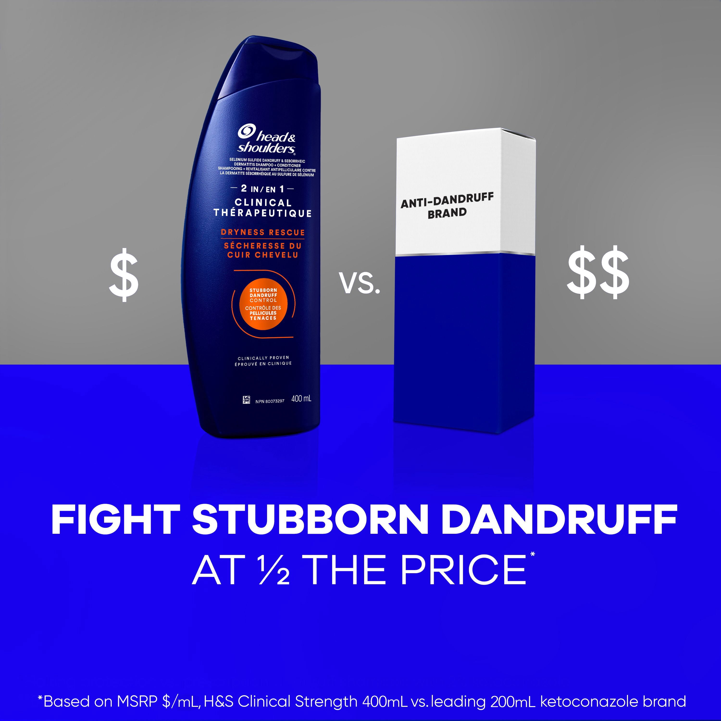 Head & Shoulders Clinical Dryness Rescue 2in1, for Stubborn Dandruff