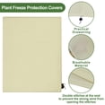 thumbnail image 3 of Mistaha 6 Packs Plant Freeze Protection Covers, 32 * 39+39 * 47 Winter Shrub Cover, 3 of 8