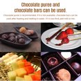 thumbnail image 3 of Fontaine Ménagère à Trois Niveaux pour Chocolat, Fondue Fondante au Chocolat, Lave au Chocolat, 3 of 8