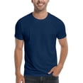 thumbnail image 2 of TIEVOSA T-Shirt pour Homme Ultra Doux Blanc Uni T-Shirt à Col Rond Décontracté Basique pour Homme, 2 of 4
