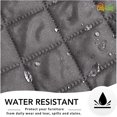 thumbnail image 4 of CHOK 2024 Reversible Water Resistant Recliner Cover with Elastic Straps  Gray/Light Gray, 4 of 7