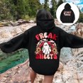 thumbnail image 2 of WEAIXIMIUNG Women Sweatshirt Women's Printed Long Sleeved Hooded Sweatshirt, 2 of 5