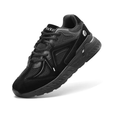 FitVille Men's Extra Wide Walking Shoes For Flat Foot Plantar Fasciitis Heel Pain Relief