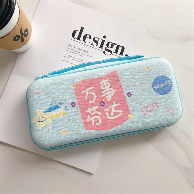 Nintendo Switch Étui de Transport, Étui Rigide de Voyage pour Nintendo Switch/lite/oled avec 12 Porte-Cartes de Jeu