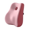 thumbnail image 4 of Esquirla High Back Support Pillow Lumbar Support Pillow for Sofa Office Chair Driving Pink, 4 of 8