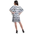 thumbnail image 4 of Moomaya Robe Courte de Caftan de Plage, Robe de Couverture Imprimée, Kaftan pour Femmes, Tenue de Plage, Couverture, 4 of 4