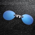 thumbnail image 1 of Lunettes de Soleil Rétro 2024 Rondes Sans Monture Mode à Clip pour le Nez pour Hommes Lunettes de Cyclisme, 1 of 3
