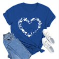 thumbnail image 2 of T-Shirts de la Saint-Valentin pour Femmes, T-Shirts Graphiques Cœur d'Amour, T-Shirts Graphiques Mignons pour Adolescentes, T-Shirts Décontractés Imprimés pour la Saint-Valentin, T-Shirt Col Rond Imprimé, Chandail pour Femmes, 2 of 8